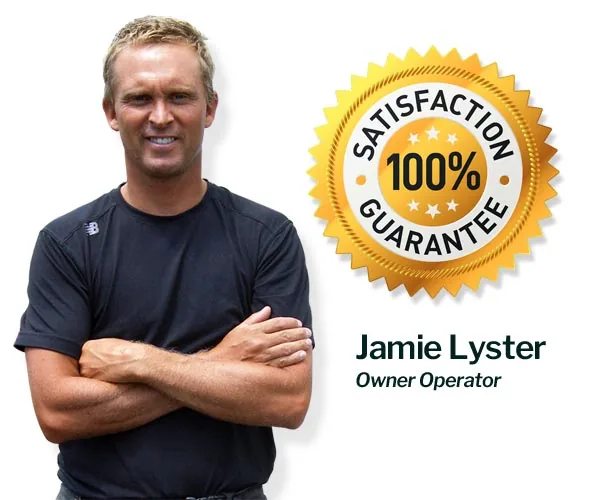 Jamie Lyster, owner of Crikey Cleaner
