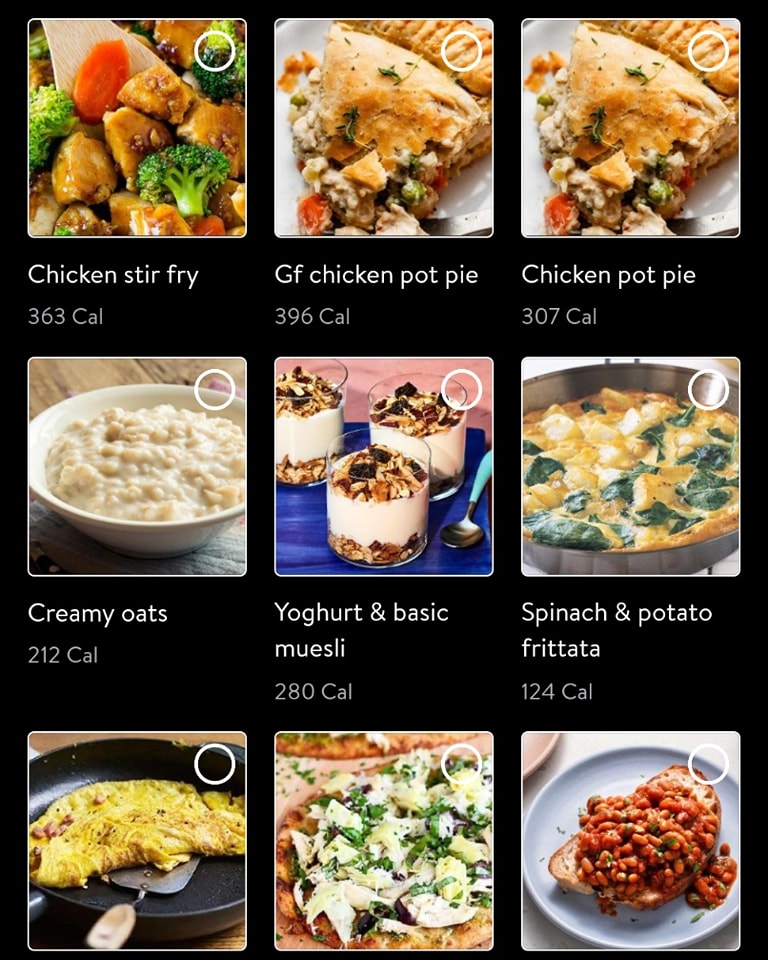 Online accountability and nutrition coaching with weekly check-ins