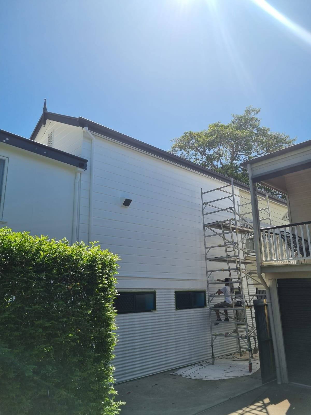 Exterior side wall repaint