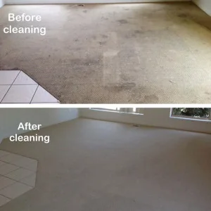 Before and after cleaning source image