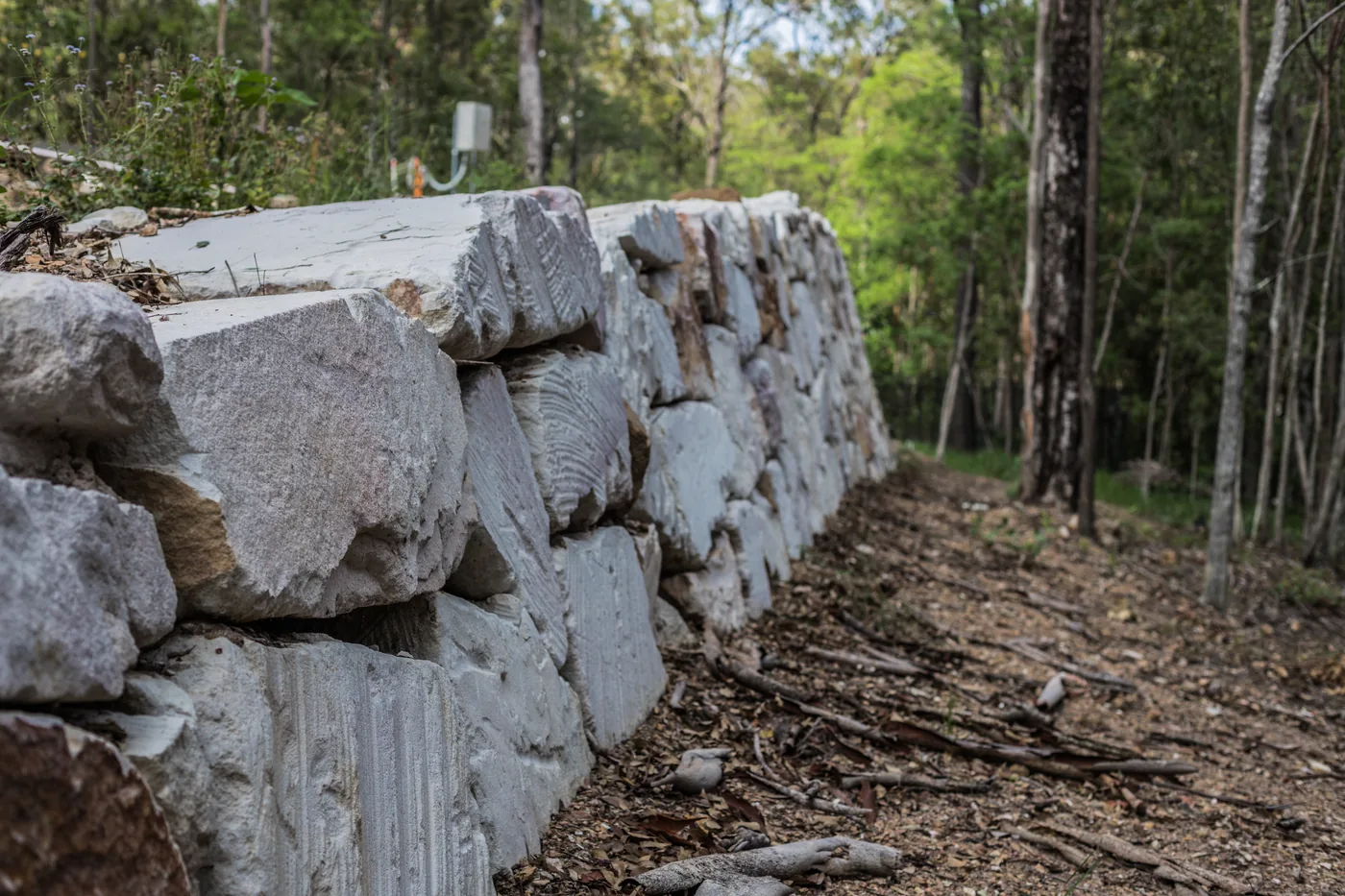 Structural retaining wall system