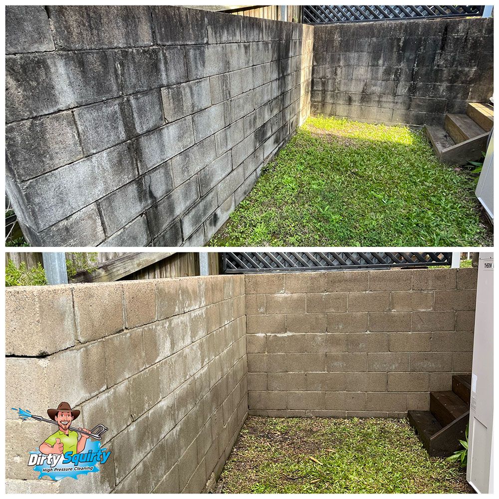 High-pressure cleaning result by Dirty Squirty