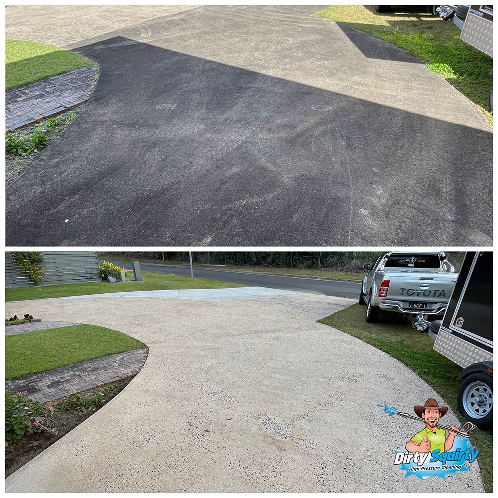Exterior cleaning result by Dirty Squirty