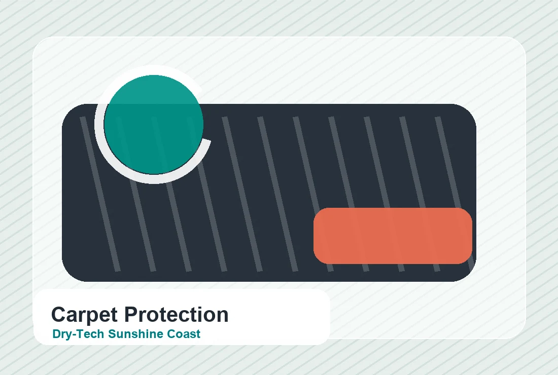 Carpet Protection visual for Dry-Tech Sunshine Coast