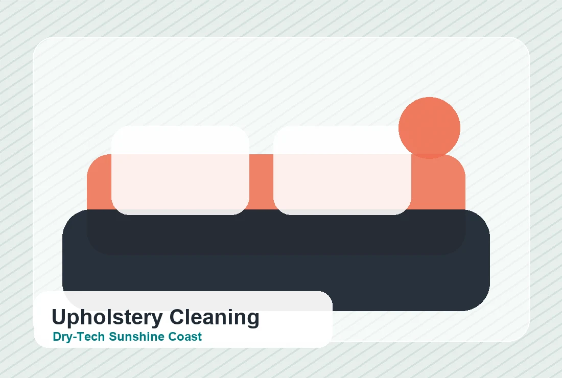 Upholstery Cleaning visual for Dry-Tech Sunshine Coast