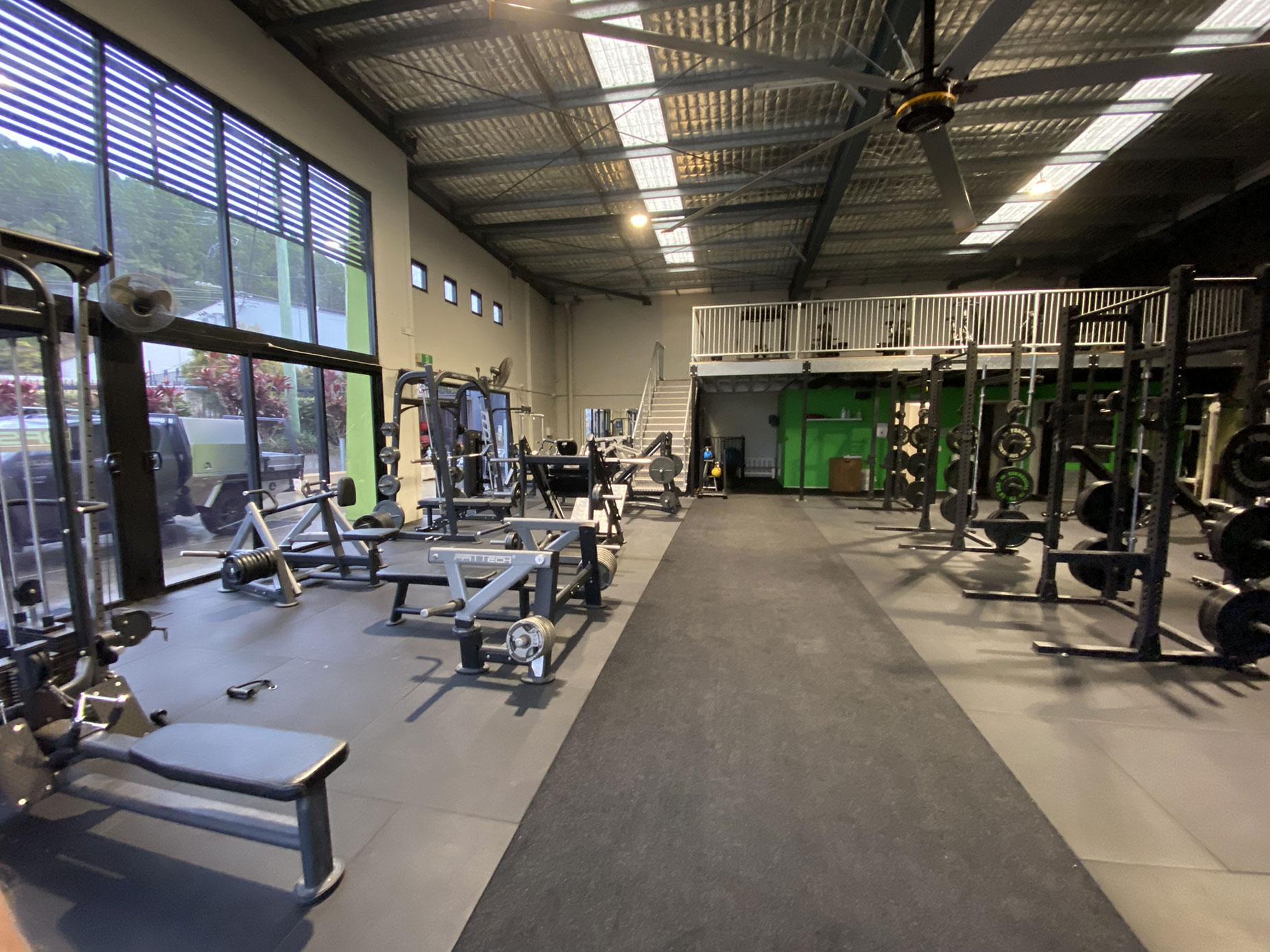 Dynamic Fitness Services warehouse gym in Murwillumbah