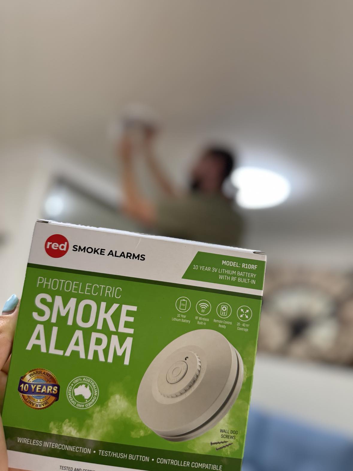 Smoke alarm installation Brisbane Bayside