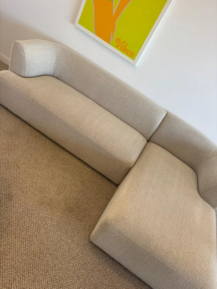 Upholstery after cleaning