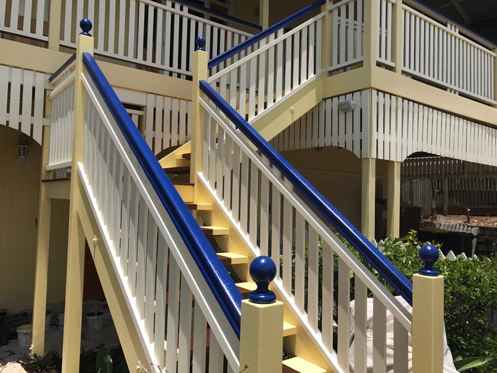 Timber deck painting and staining by Empire Painting Brisbane