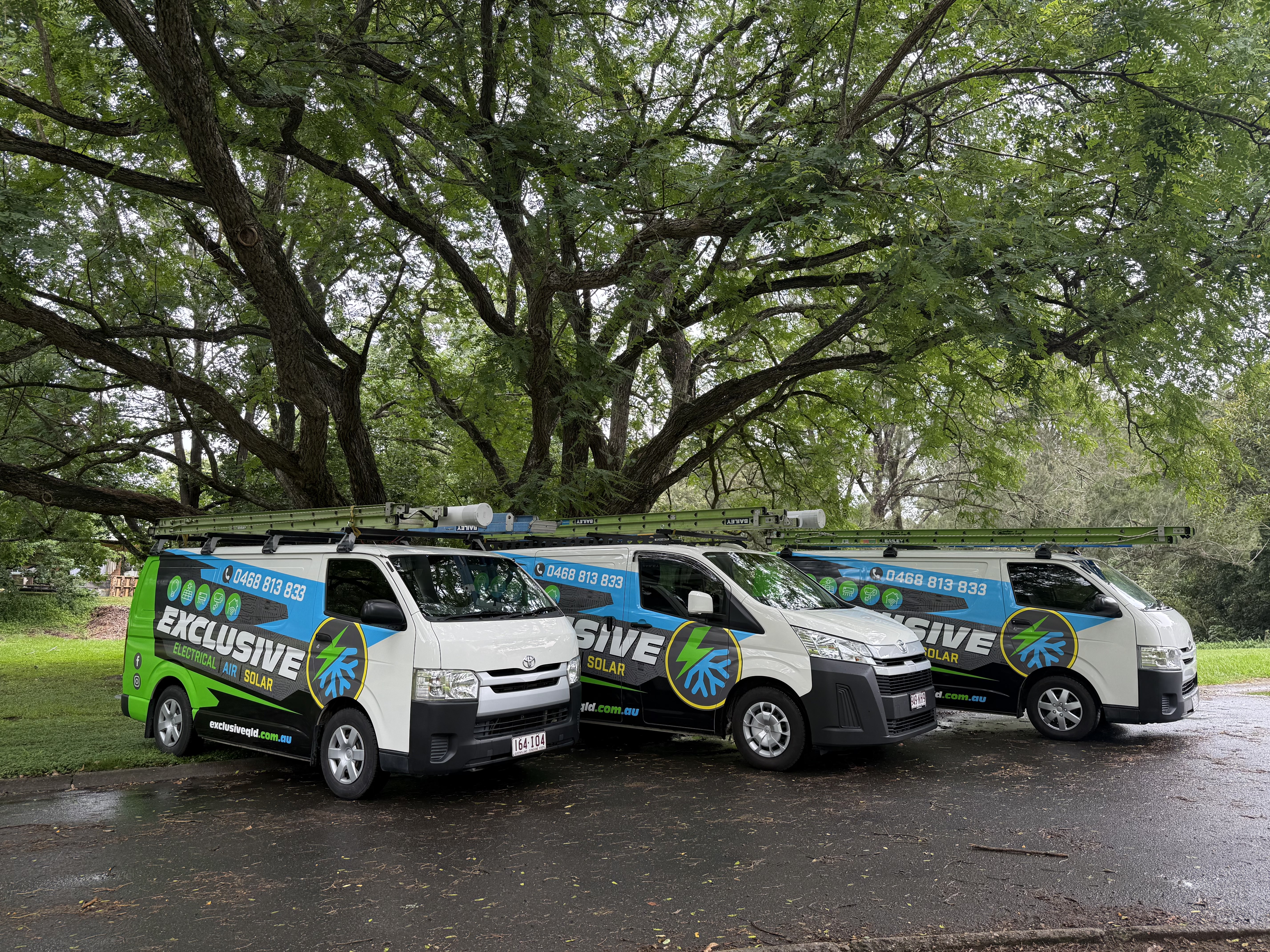 Exclusive Electrical & Air — Brisbane electrician at work