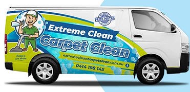 Extreme Clean Carpet Clean van logo