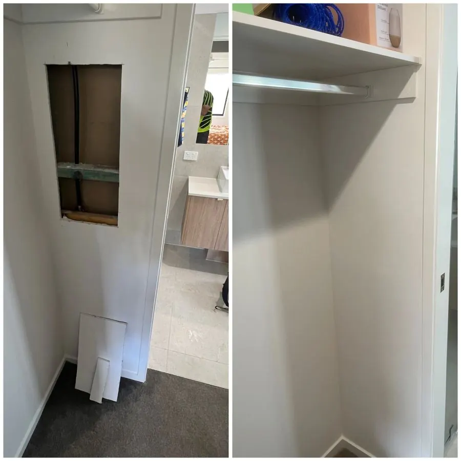 Wall repair touch-up