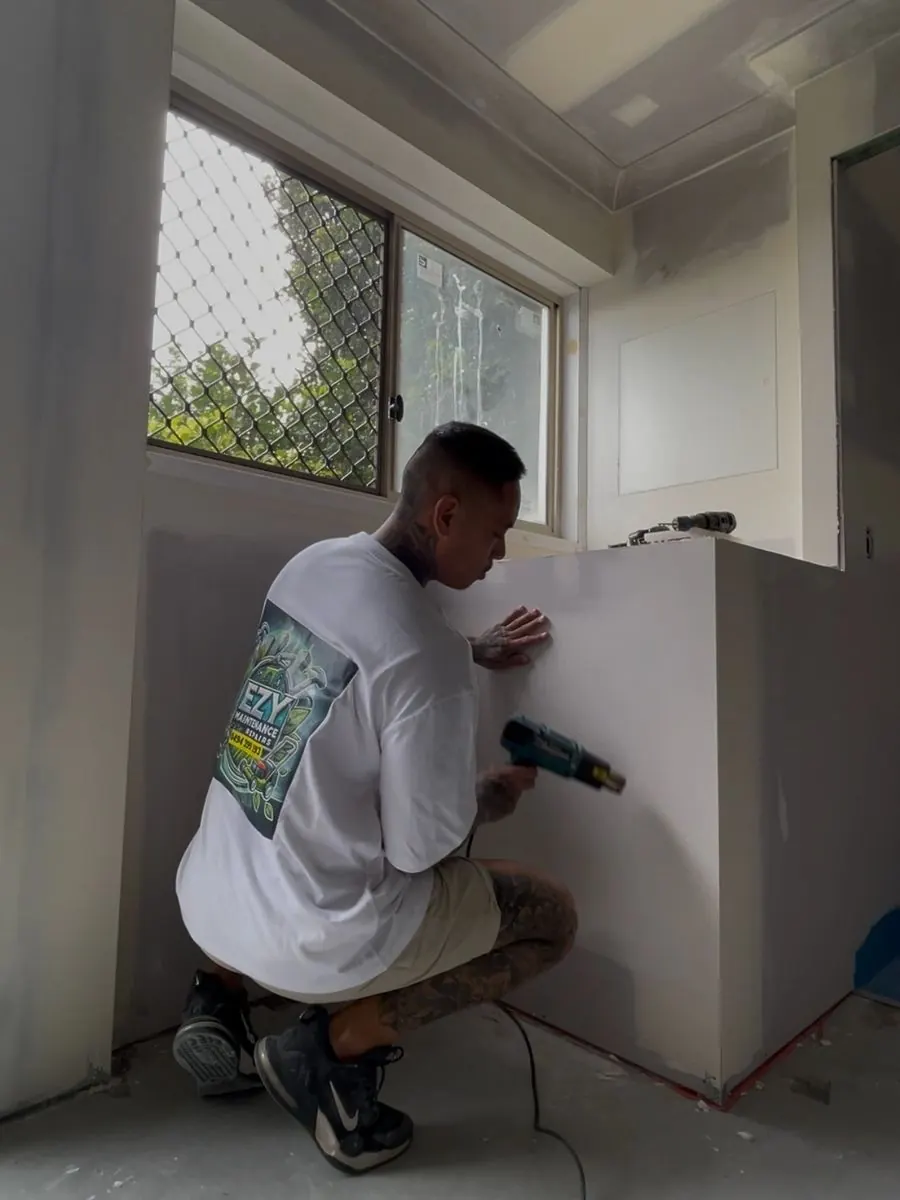 Wall patching and paint preparation