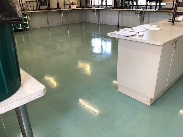 Concrete cleaning and sealing