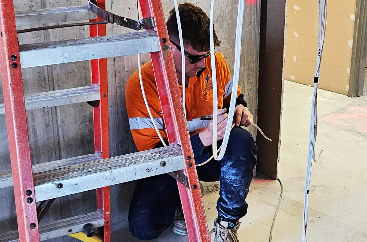 Electrical work detail