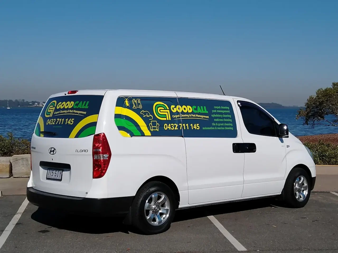 Good Call Carpet and Pest van — Peter's business