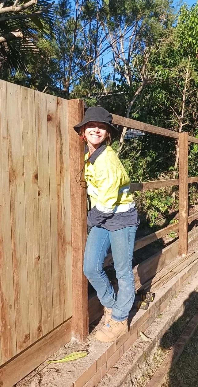 Custom timber gate and fence installation