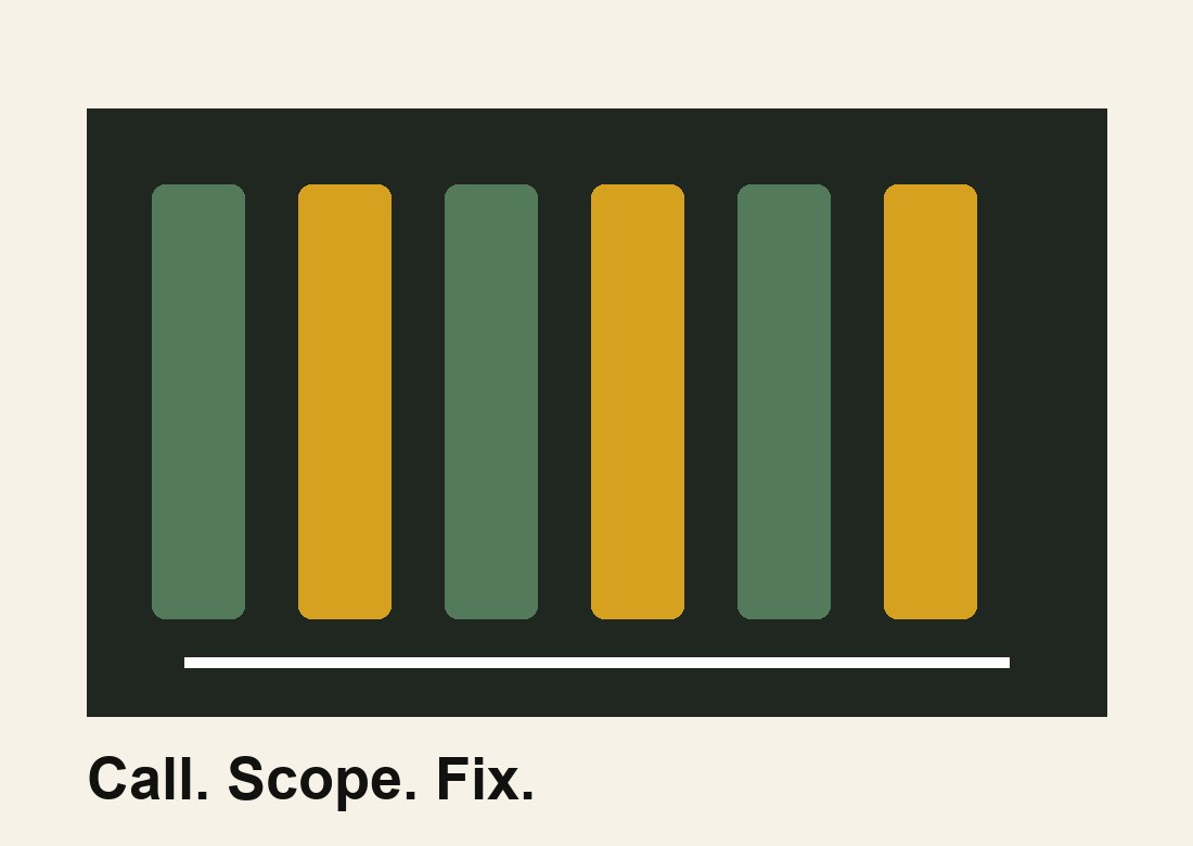 Graphic tool board for handyman enquiry process