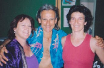 Lee with Simon Borg-Olivier and Kate Pell