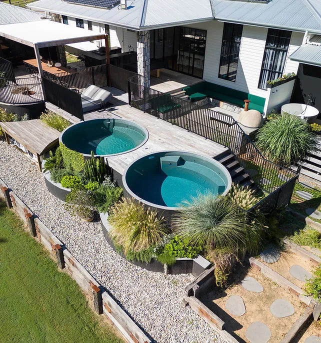 Landscape construction work by Hortum Landscaping