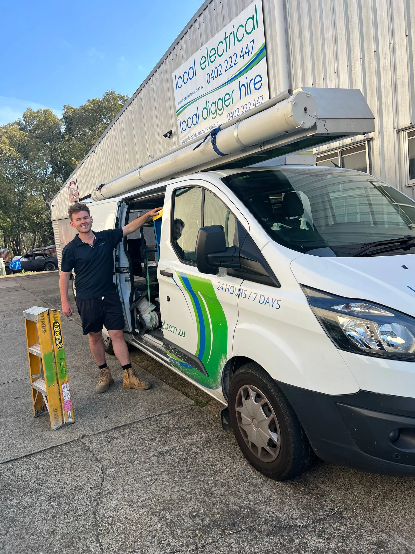 Local Electrical service van