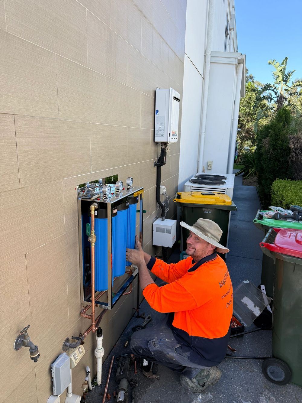 Water Filter Installation by M&W Plumbing