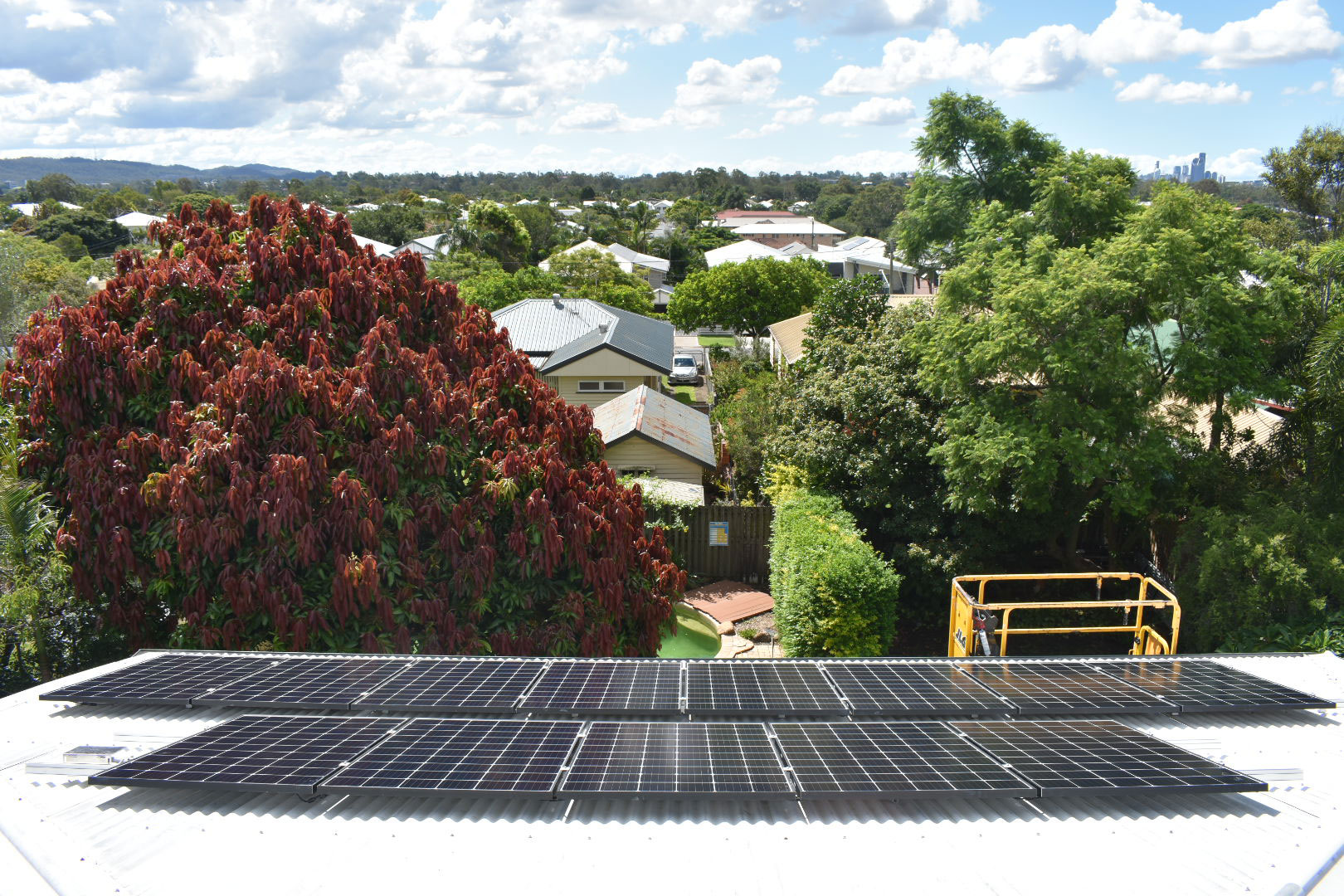 Solar panels installed on a Brisbane Northside home by Macdonald Air & Electrical