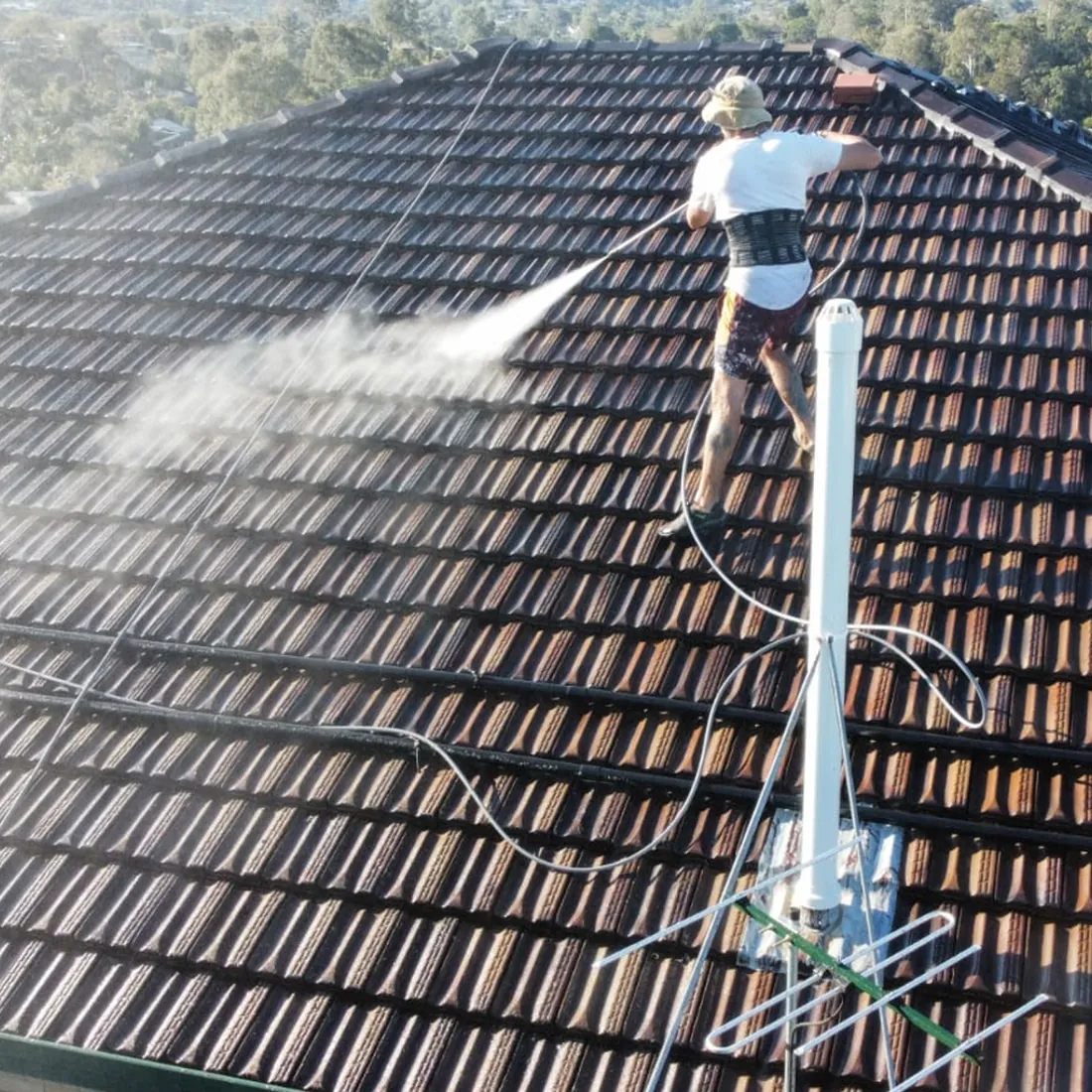 Gutter Cleaning by Mahy Painter in Brisbane