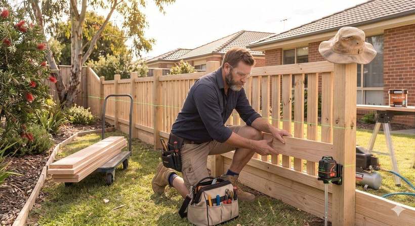 Fence maintenance detail