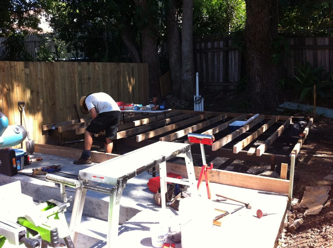 Pool Deck Build