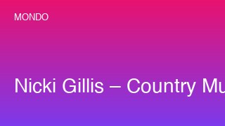 Nicki Gillis – Country Music Solo Artist