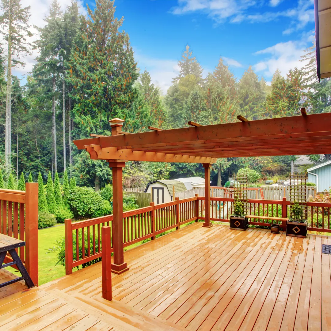Carpentry outdoor area