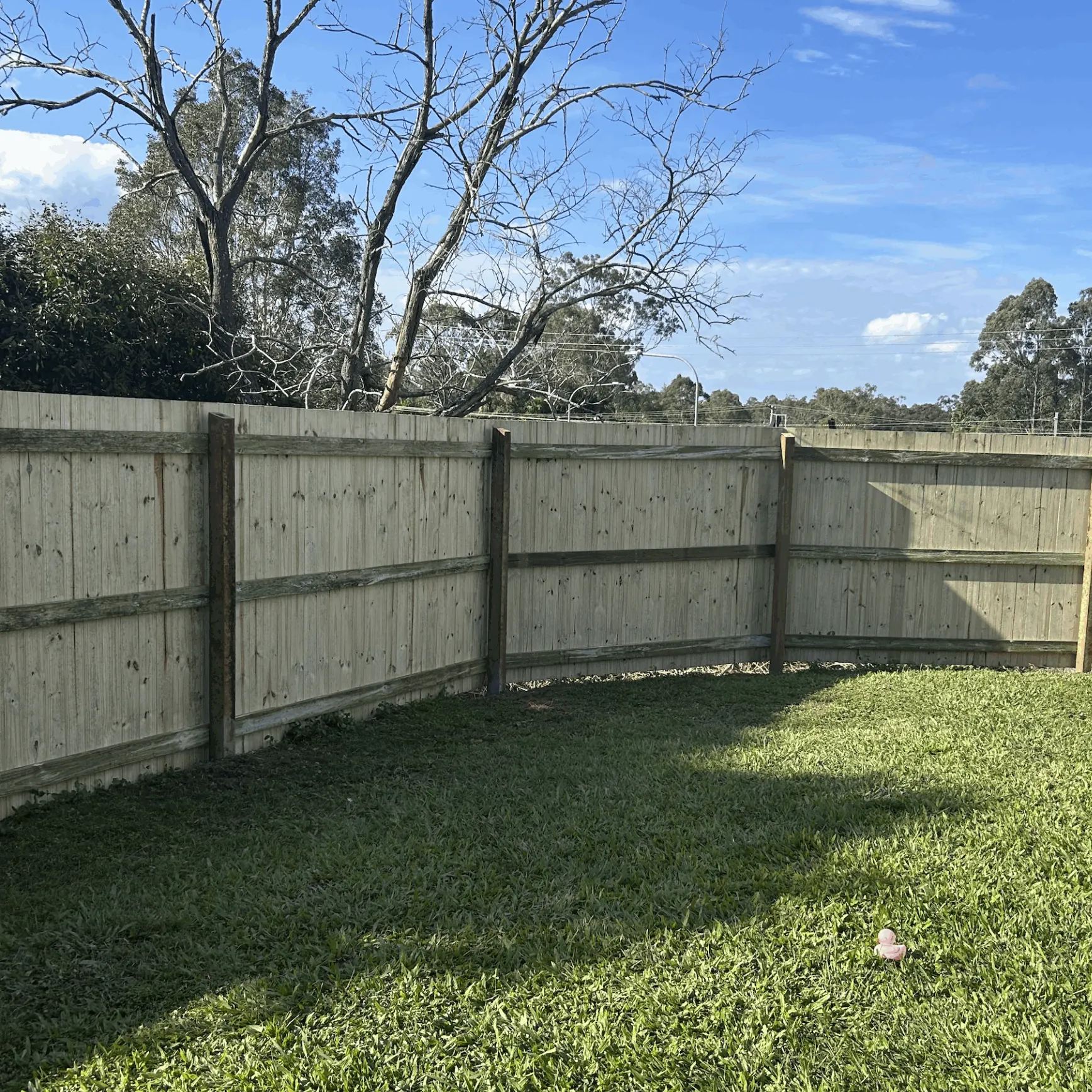Fence installation