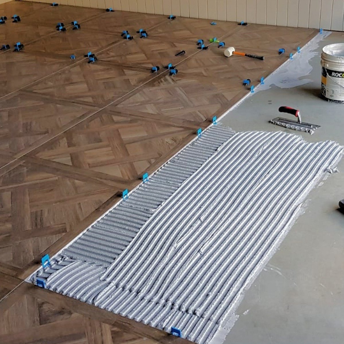 Tiling work in progress by MTS