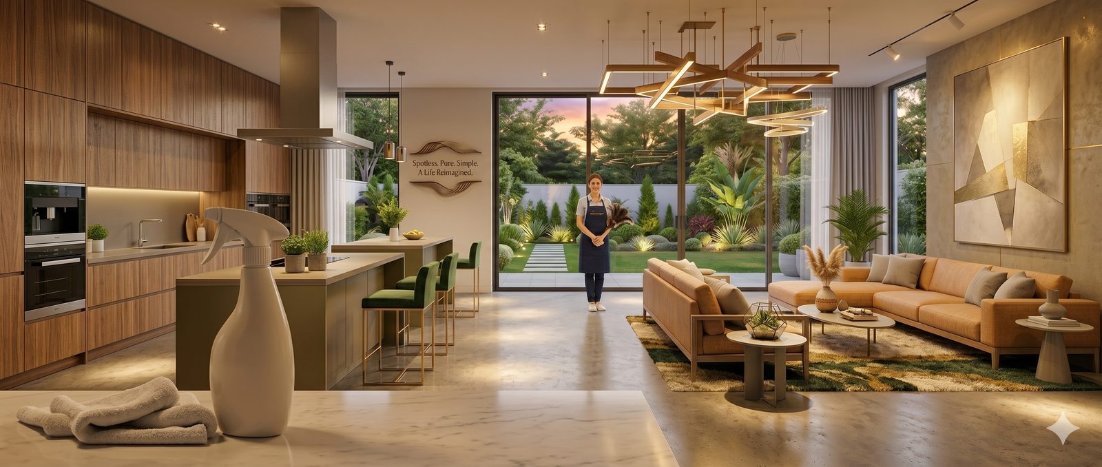 Warm, beautifully cleaned home interior — New Farm Cleaning Brisbane