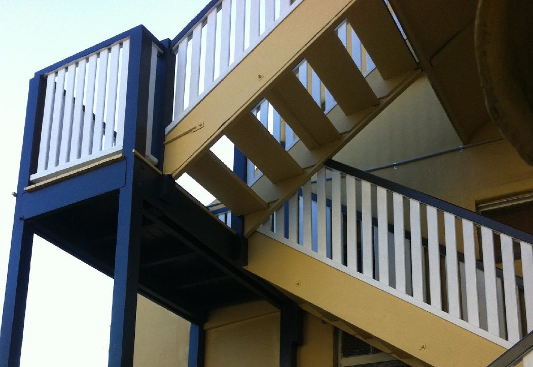 External fire-stair repair and replacement