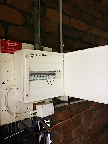 Oleada Electrical switchboard upgrades in a Brisbane property
