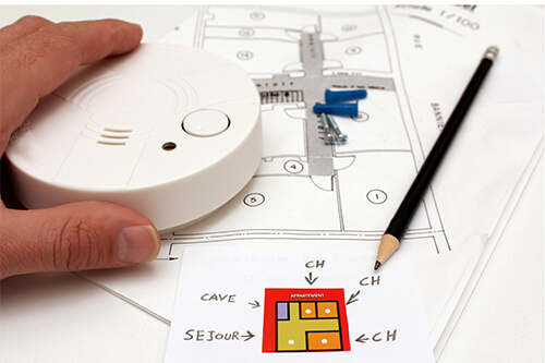 Oleada Electrical smoke alarm installation in a Brisbane property
