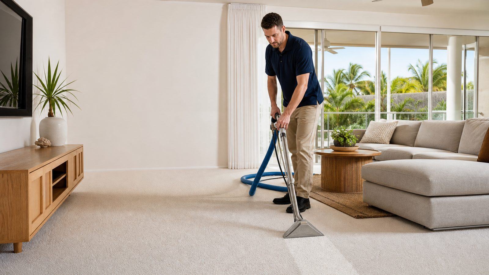 Carpet cleaning service image