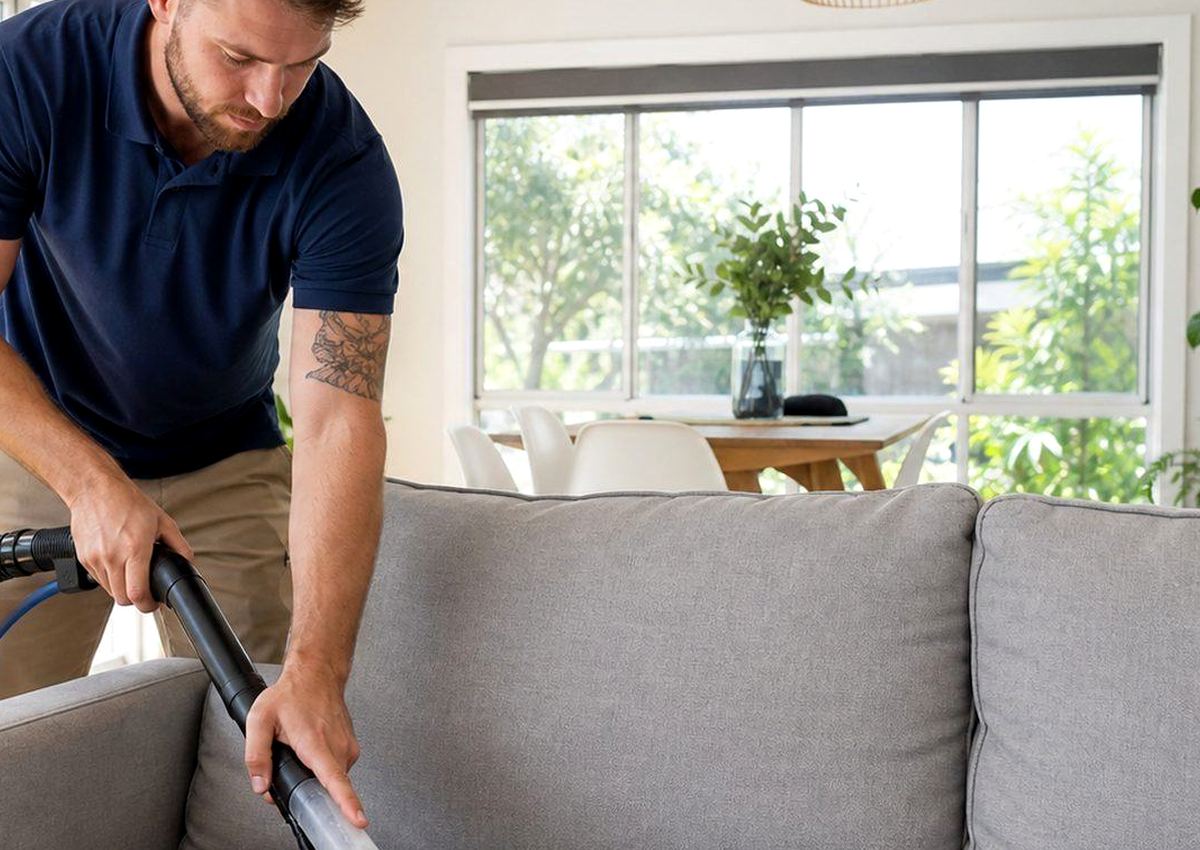 Upholstery extraction cleaning