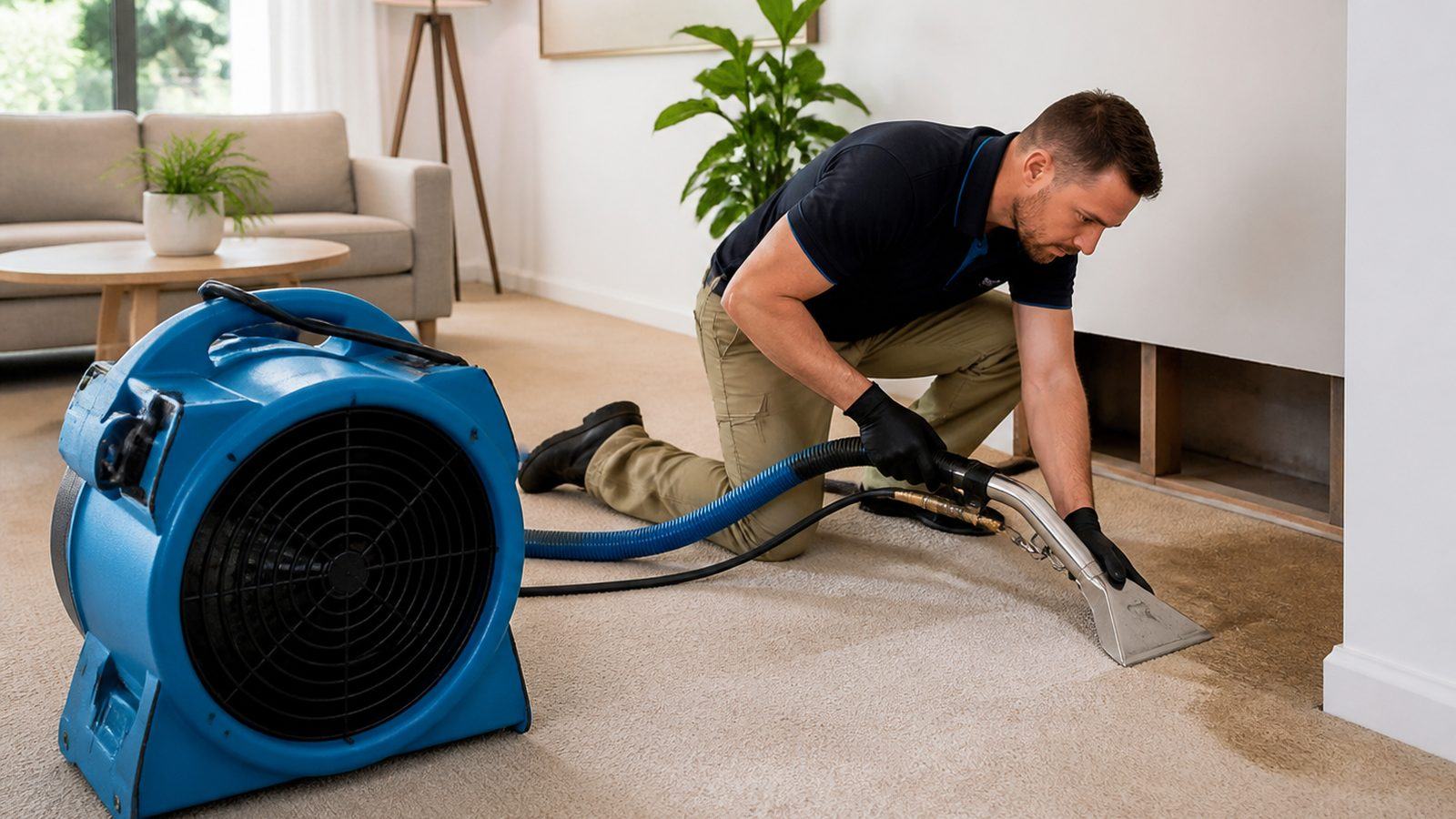 Water damage cleaning equipment