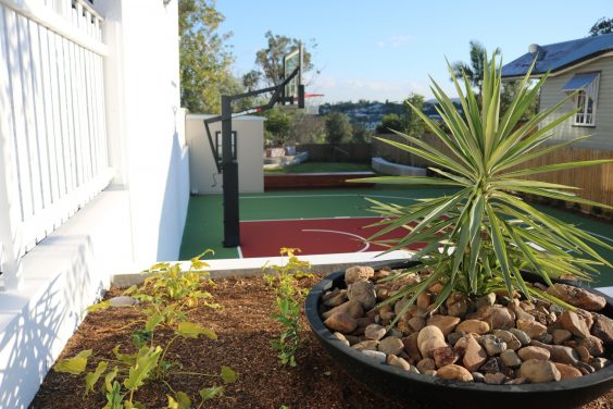 Pool and garden construction