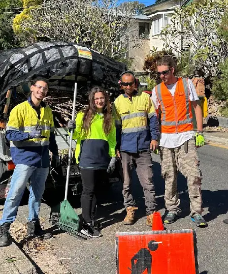 The Oxley GPM crew carrying out garden and property maintenance in Brisbane
