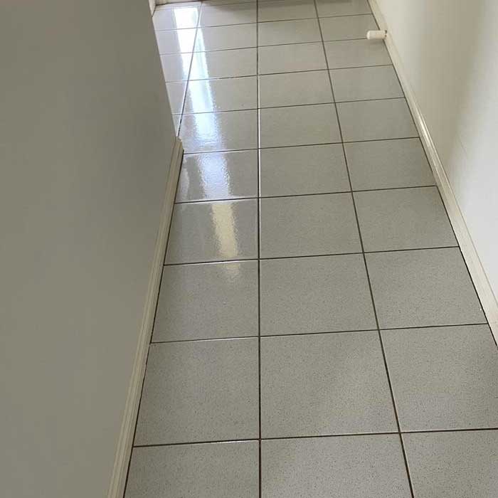 Tile cleaning result