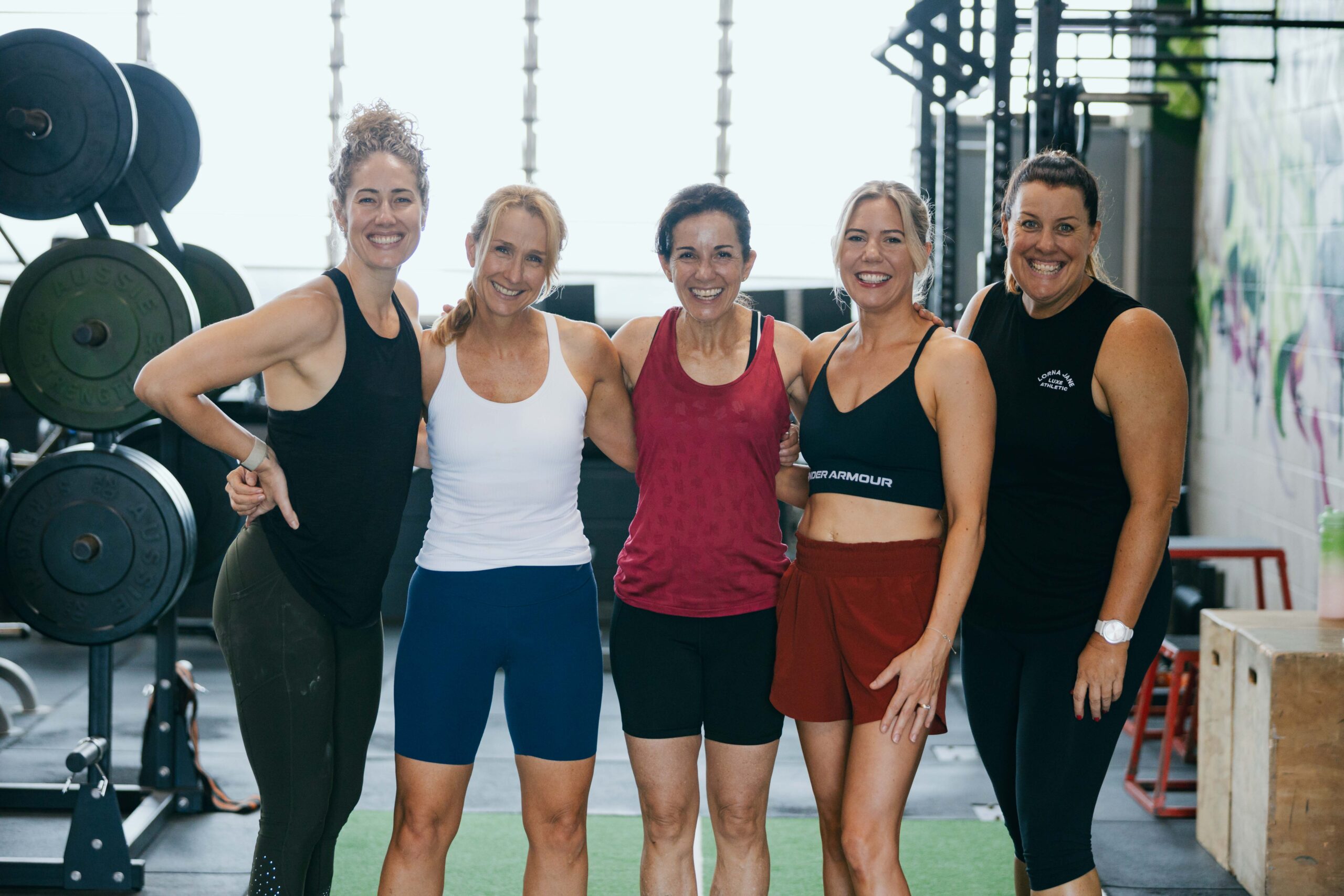 Group of Phoenix Physique members after a training session