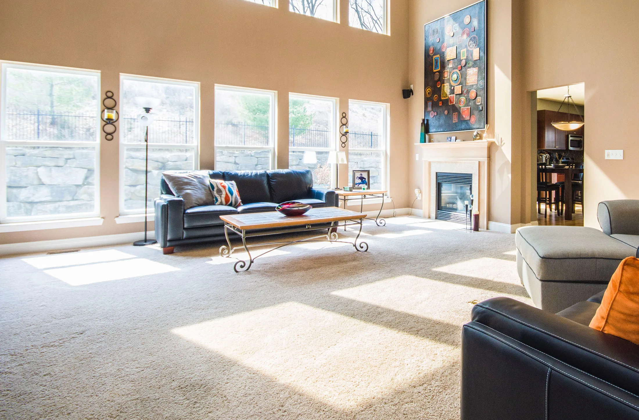 Carpet cleaning work by Pristine Carpet Services