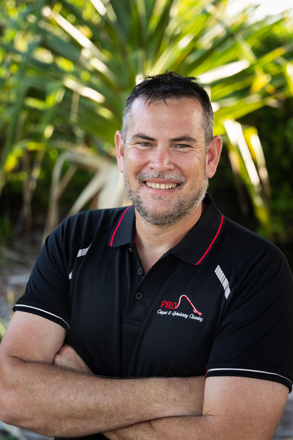 Chris, owner of Pro Carpet & Upholstery Cleaning on the Sunshine Coast