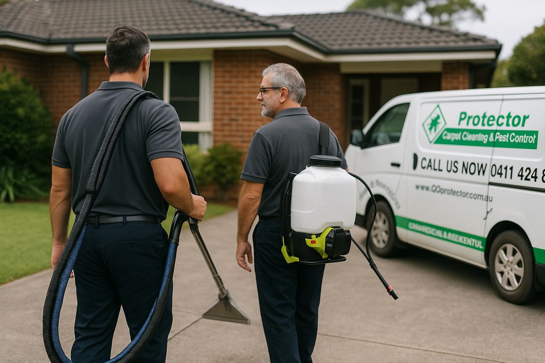 The Protector team preparing for a job in Brisbane