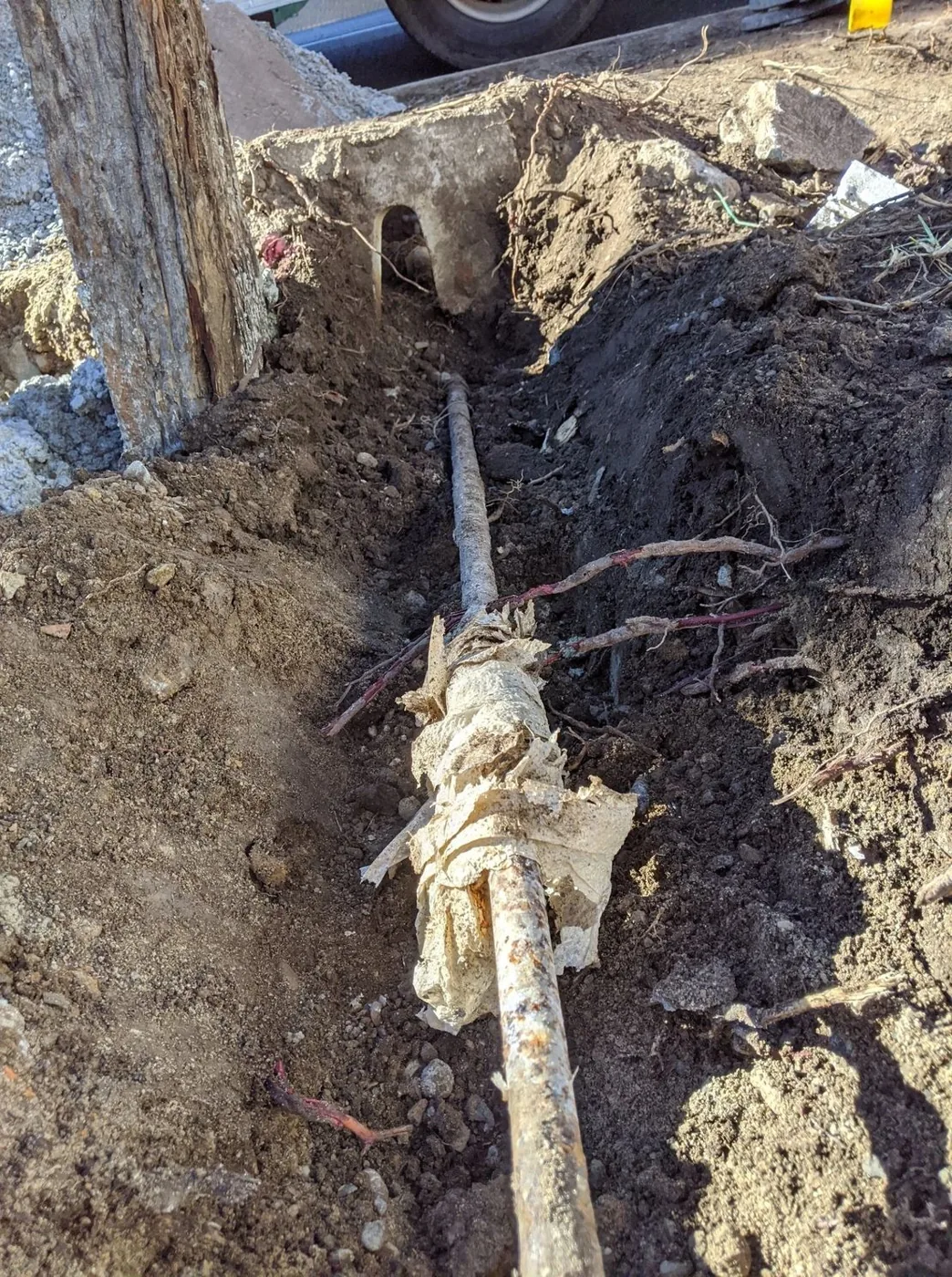 Groundworks and plumbing preparation