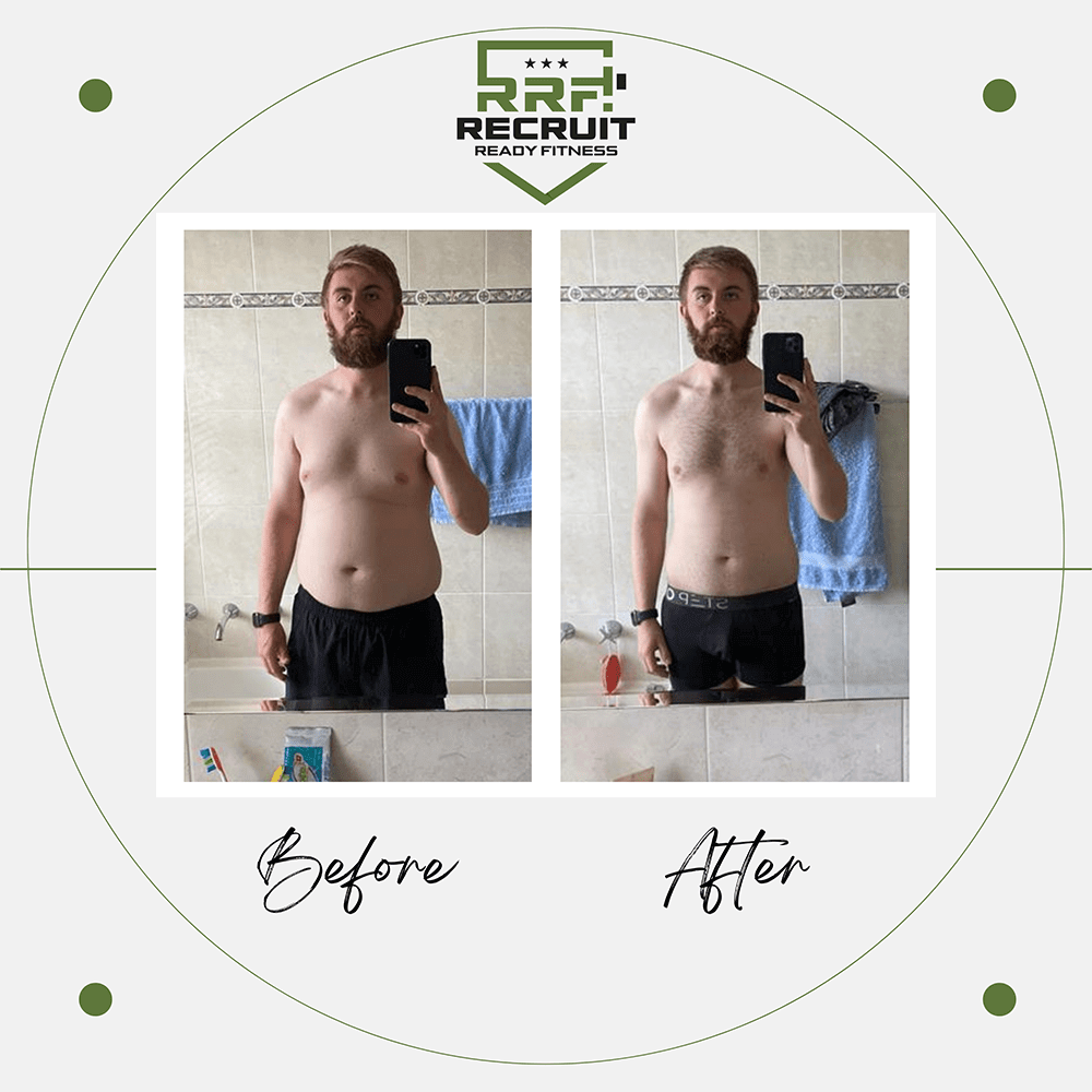Recruit Ready Fitness before and after result